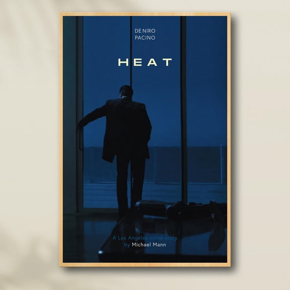 SUNNYPOSTER Heat Classic Movie Poster, Film Fan Collectibles, Vintage Home Decor, Wall Art Poster Gift, Unframed Paper Poster 8x12in