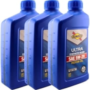 SUNOCO 721056 7473 Ultra Synthetic Blend 5W-20 Motor Oil   API SQ/ILSAC GF-7A   1 Quart Pack of 3