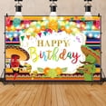 thumbnail image 1 of SUNOLIFE 10x8ft,Mexico Birthday Backdrops,Mexican Fiesta Party Photography Background Cinco de Mayo Banner Decor, 1 of 4
