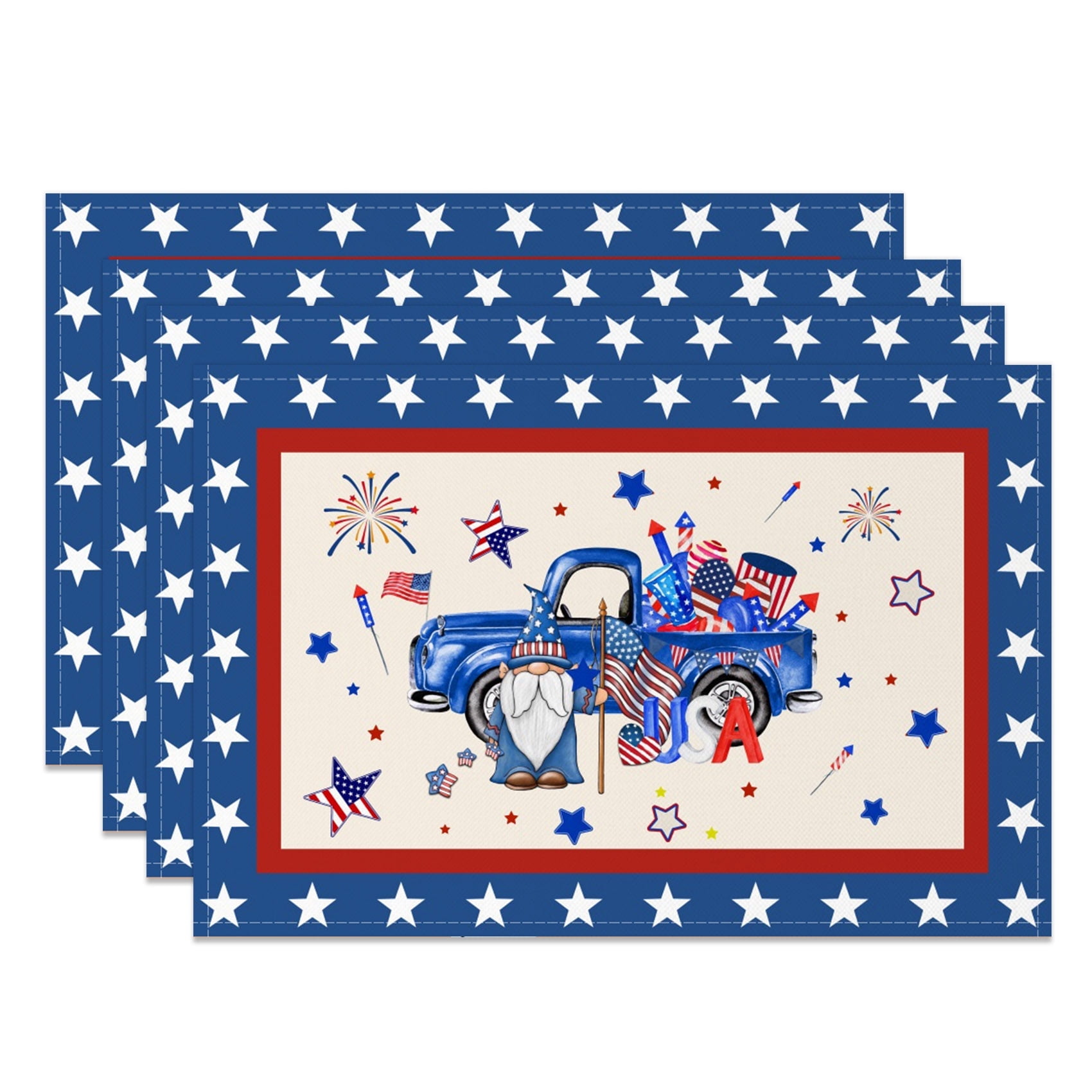 ollies 4th july place mats