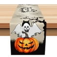 thumbnail image 1 of SUNOLIFE Halloween Table Runner Ghost Cat Pumpkins Kitchen Dining Table Linens 13 x 90 Inch, 1 of 4