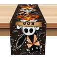 thumbnail image 1 of SUNOLIFE Halloween Table Runner Spooky Ghost Pumpkins Cat Kitchen Dining Table Decorations 13 x 120 Inch, 1 of 4