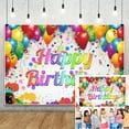 thumbnail image 1 of SUNOLIFE Happy Birthday Backdrop for Kids,Colorful Balloons Background Banner for Photography Girls Boys Party Decorations 5x3ft, 1 of 4
