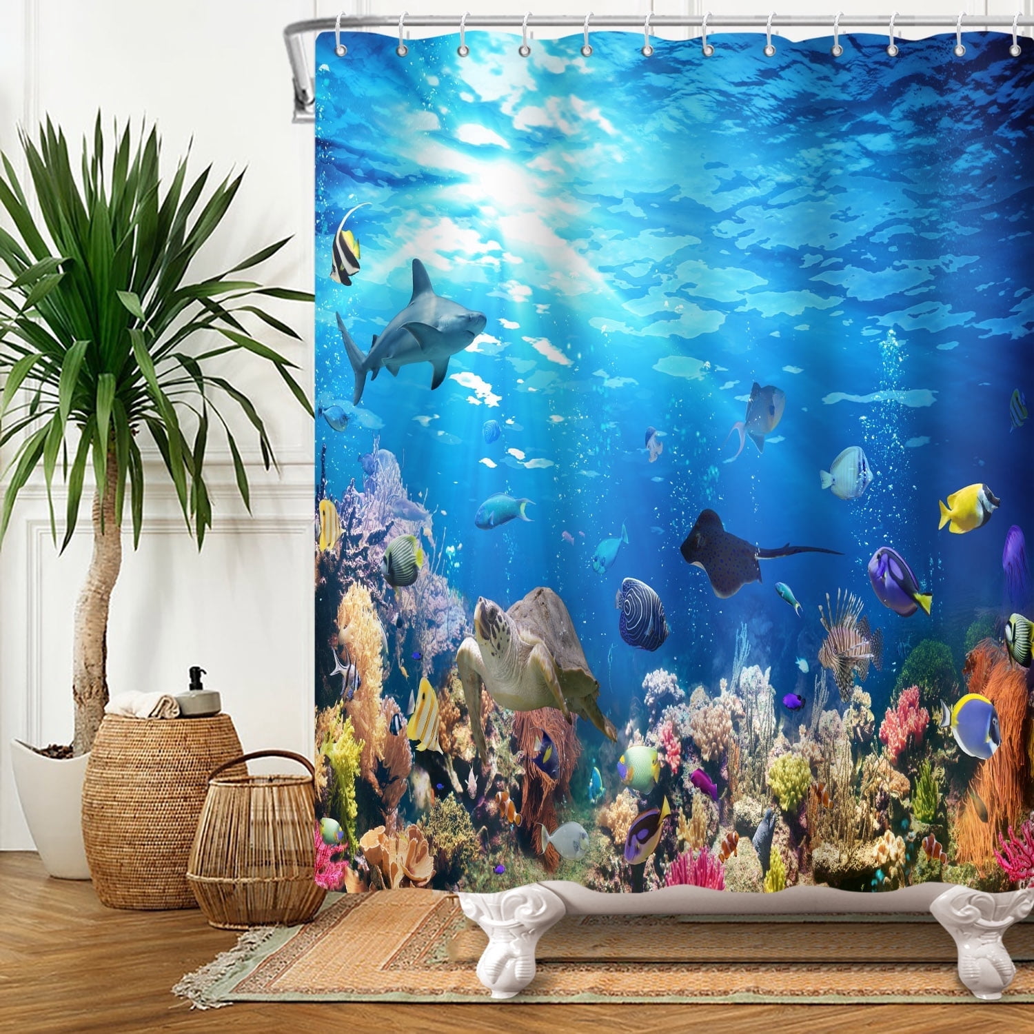 Under The Sea Shower Curtainnull
