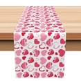 thumbnail image 1 of SUNOLIFE Valentine Table Runner Pink Valentine's Day Kitchen Dining Table Decorations 13 x 60 Inch, 1 of 4