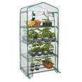 thumbnail image 1 of SUNORGREEN 4 Tier Mini Greenhouse With Sturdy Portable Shelves , COVER AND ROLL-UP ZIPPER DOOR, 1 of 9