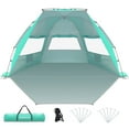 thumbnail image 1 of SUNOYAR Tent Sun Shelter, Pop up Beach Tent for 4-6 Person with UPF 50+UV Protection, Portable Shade Canopy for Camping, Picnics and Outdoor, 1 of 9