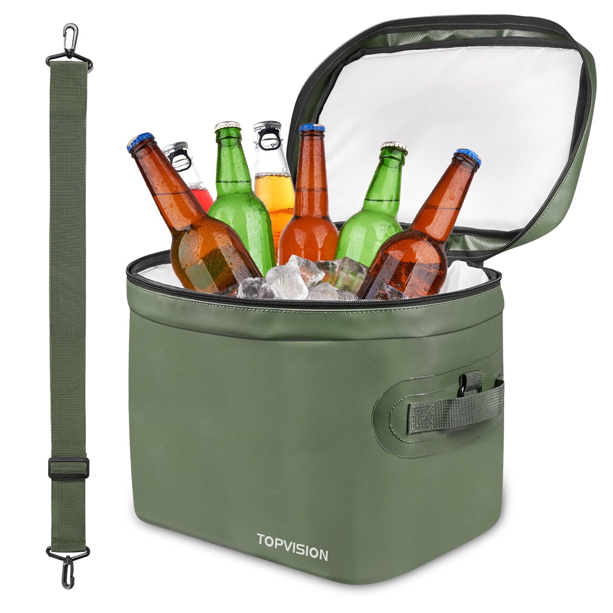 SUNOYAR Soft Cooler Bag, 40 Can/20L Insulated Lunch Bag for Women Man, Beach Cooler with Waterproof Leakproof for Camping, Travel, Picnic