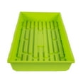 thumbnail image 1 of SUNPACK 10” x 20” Mega Plastic Seed Starting Tray, Lime Green, 2.5” - No Drainage Holes, Ideal for Greenhouses or Indoor Gardening - Made of Thick, Strong Plastic, 1 of 4