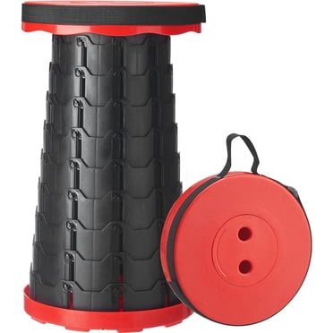 Portable Telescopic Camping Stool - 400lb Capacity Folding Stool For Outdoor Activities