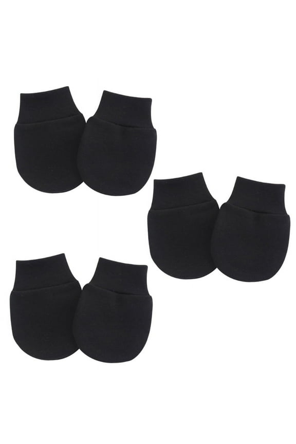 3 Pair/set Baby Cotton Mitten Newborn Anti-eat Hand Anti-Grab Face Protect Glove Baby Mitten