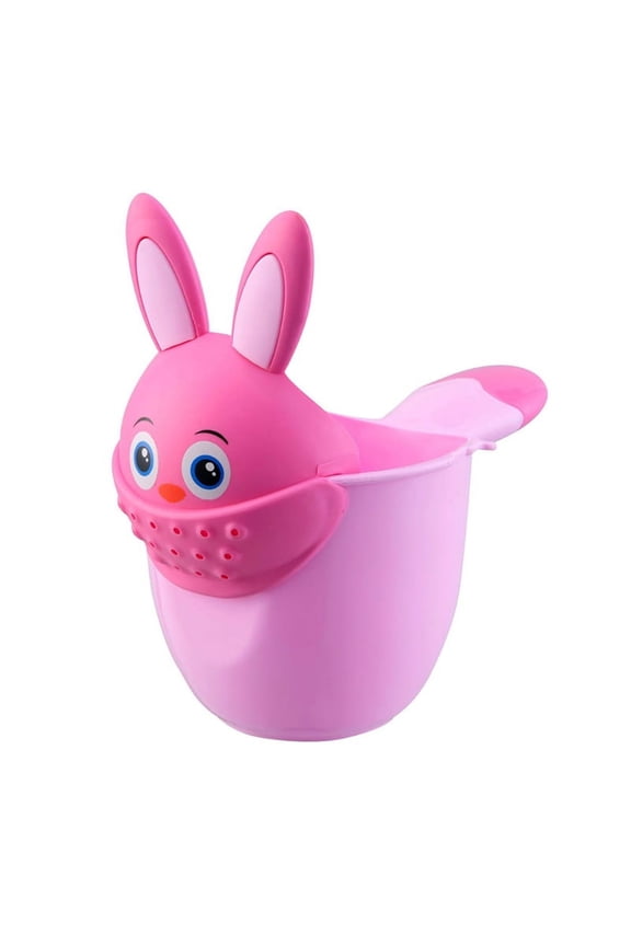 Baby Bath Waterfall Rinser Kids Shampoo Rinse Cup Cute Cartoon Shower Washing Head Watering Spoon Bathing Cups