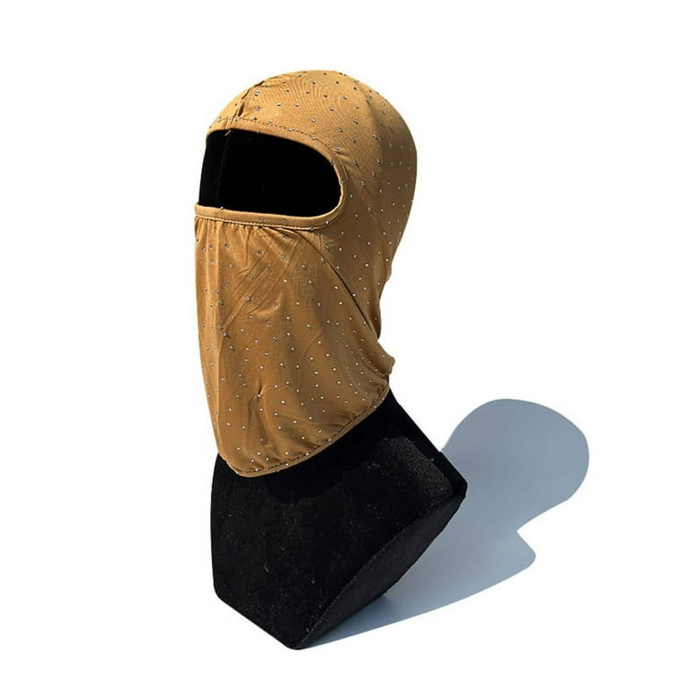SUNRI Cycling Motorcycle Full Face Mask Shiny Rhinestone Sun