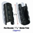 thumbnail image 1 of SUNRISEUMBRELLA Black Pipe Clamp for PVC Pipe Greenhouse Banner Frame Shelters 4 Sizes for Choice (3PCS, 1-1/4 inch x 3-1/8 Wide), 1 of 3