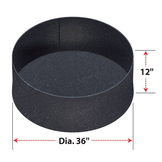 SUNRISEUMBRELLA Large Round Bag Fabric Raised Planting Bed Garden Grow Bag Pots for Herb Flower(Dia 36")