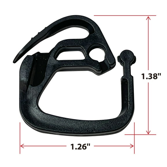 SUNRISEUMBRELLA Outdoor Shade Net Clips Holder Fasten Hang Expand Shade Greenhouses Cloth Clip Hook(50Pcs)