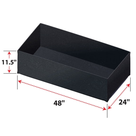 SUNRISEUMBRELLA Rectangle Planter Box Fabric Raised Garden Bed Herb Flower Vegetable Plants Bed(24"x 48")