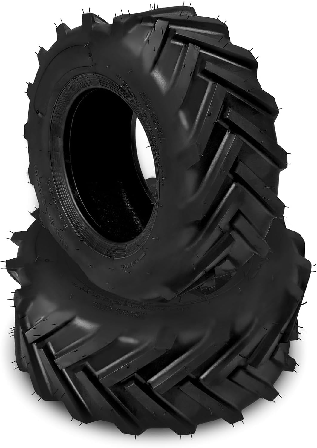 SUNROAD 2Pcs 16x6.50-8 Lawn Garden Mower Tractor Tires 16x6.5x8 Turf ...