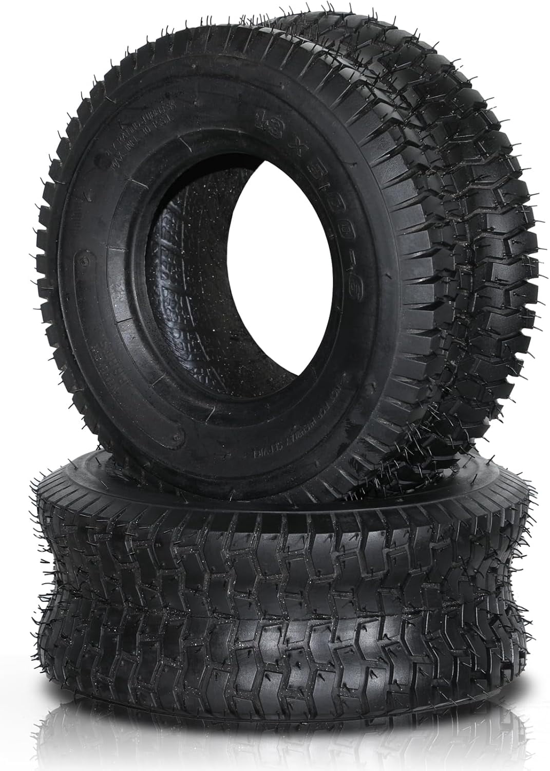 Pneu 18x9.50-8 GRIPSTAR Lot De 2 Pneus 18 X 9,50-8 Wave 18 X 9,5-8 Pour Tracteur Autoportee Tracteur Tondeuse