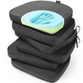 thumbnail image 1 of SUNROX Gel Memory Foam Chair Cushions, FadeShield Water-, Stain-Resistant Durable Reversible Seat Cushion Pads with Ties for Indoor/Outdoor Kitchen Dining Office, 1 of 7