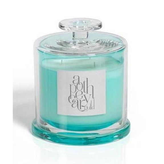 SUNSET BEACH Zodax Apothecary Guild Large Scented Jar Candle with Cloche - 36 oz