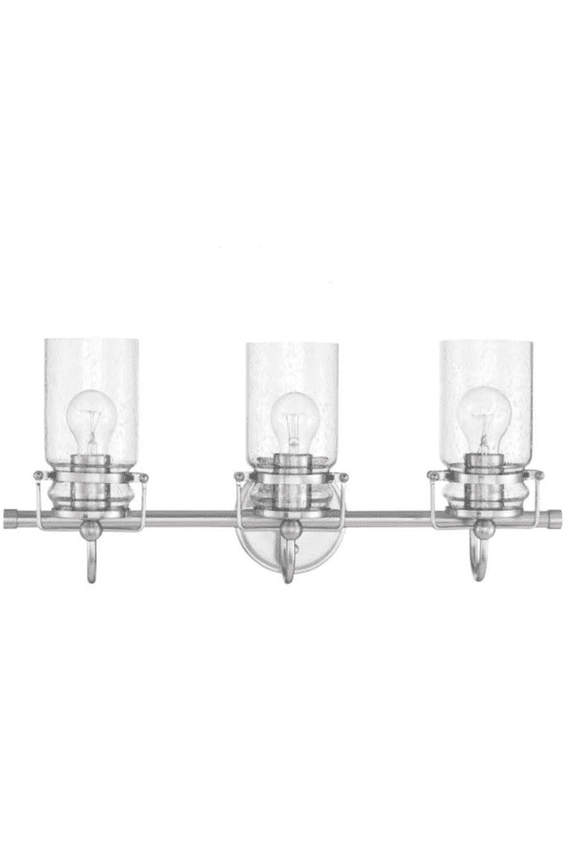 SUNSET QAIRO 3LT MB VANITY WITH FROSTED SEEDED F25103-64