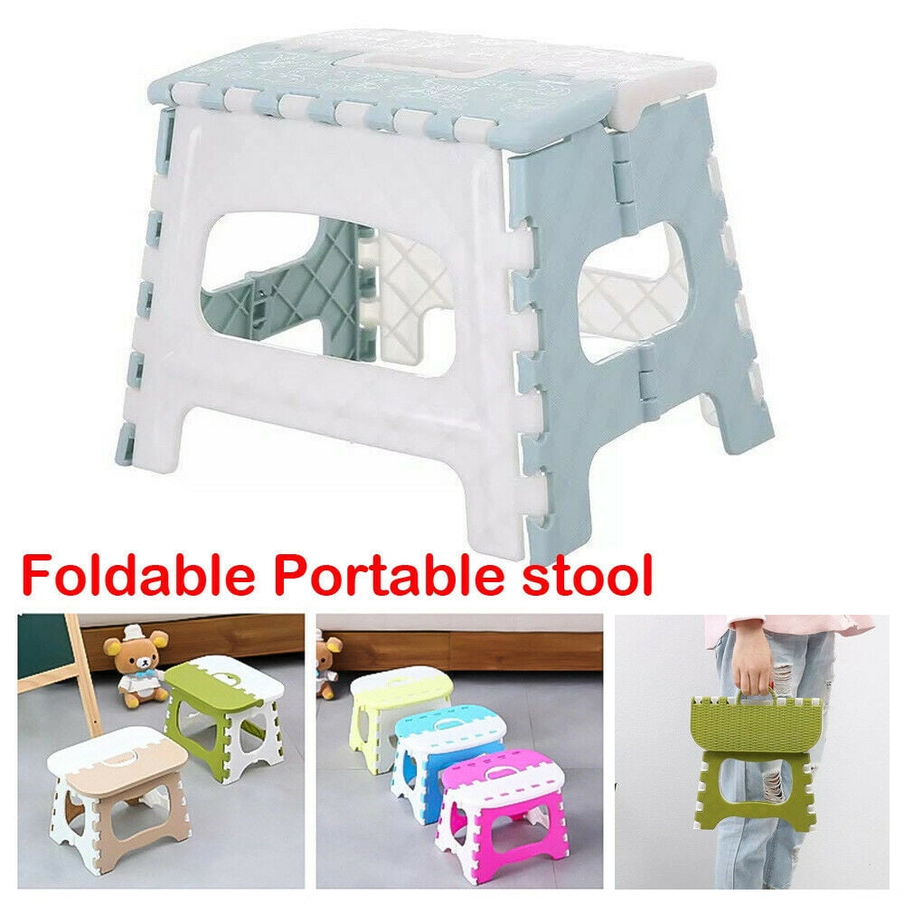 Honey Can Do Collapsible Folding Small Step Stool Black Walmart