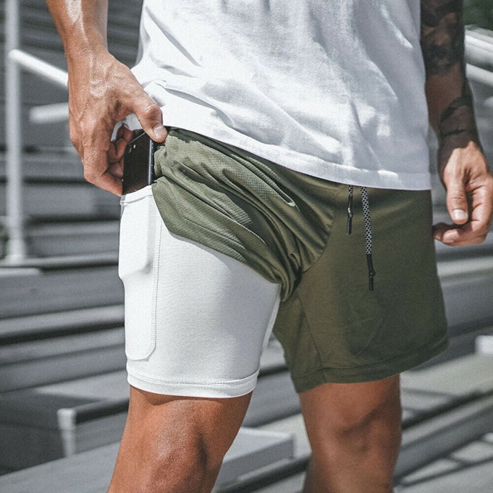 Mens Loose Thin Fitness Sports Jogging Gym Half Pants Solid Color Casual  Shorts | eBay