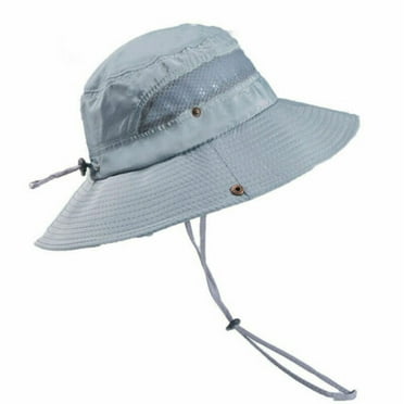 SUNSIOM Mens Sun Hat Bucket Fishing Hiking Cap Wide Brim UV Protection Hat