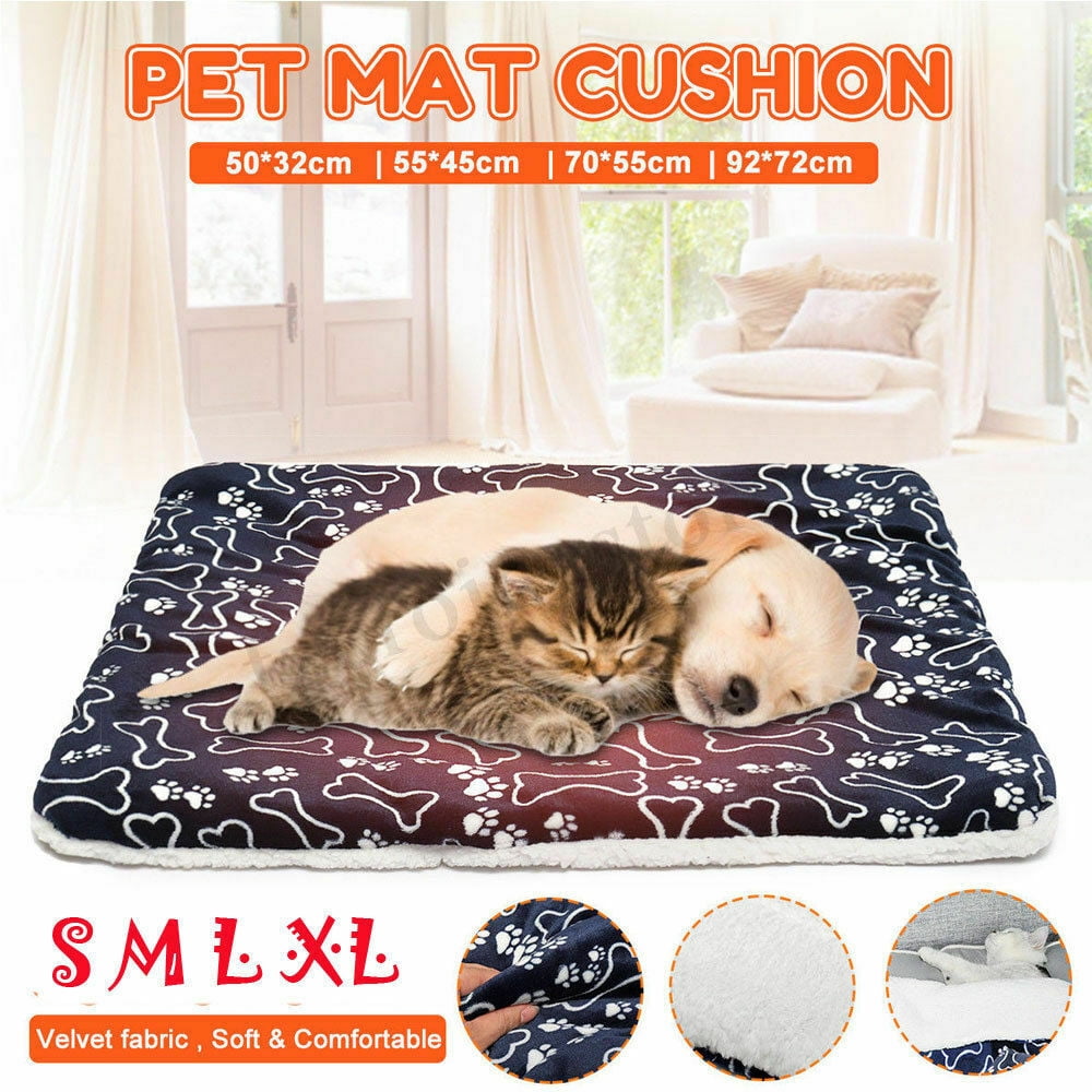 SUNSIOM Pet Bed for Dog Cat Crate Mat Soft Warm Pad Liner Home Indoor