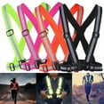 thumbnail image 1 of SUNSIOM Security Reflective Vest High Visibility Safety Belt Stripe Strap Night Running, 1 of 5