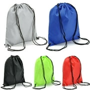 SUNSIOM Unisex Large String Drawstring Backpack Cinch Sack Gym Bag Tote Shopping Sport