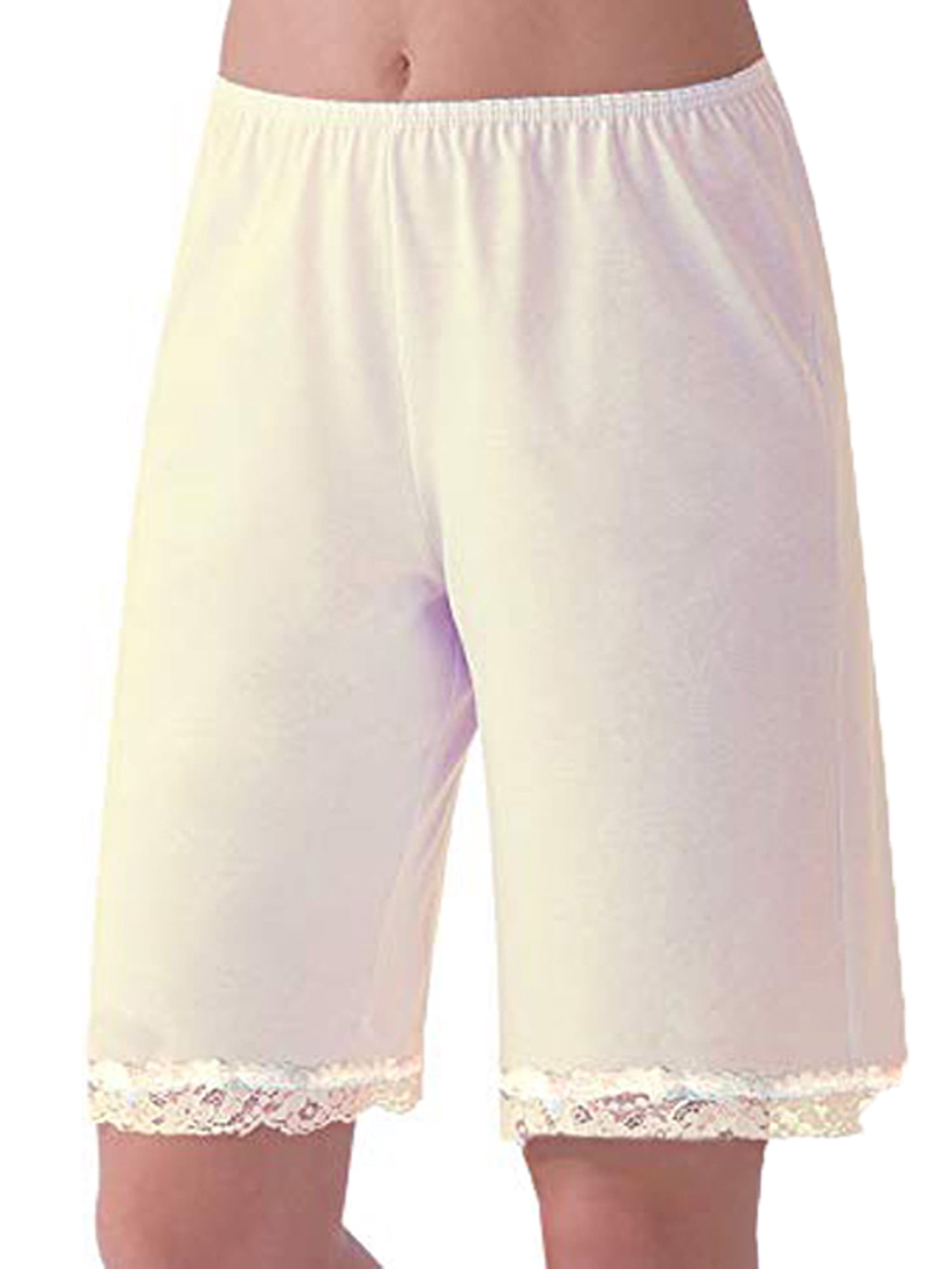SUNSIOM Women Lace Edge Pettipants Snip-it Culottes Slips Bloomers Lingerie Pajamas Short Pants