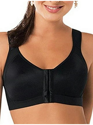 WOWENY Posture Bra Corrector for Women Full Coverage Front Closure X-Strap  Wirefree Back Support Fix Body Shaper Bra