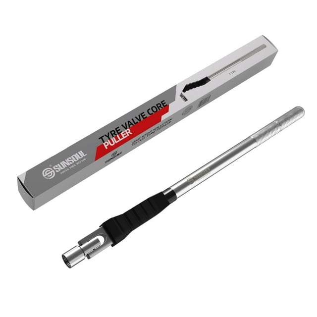 SUNSOUL Tire Valve Stem Puller, Installer with Rubber Boot, Tire Valve