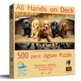 thumbnail image 1 of SUNSOUT INC - All Hands on Deck - 500 pc Jigsaw Puzzle by Artist: Rosemary Millette - Finished Size 15" x 29" - MPN# 30945, 1 of 5