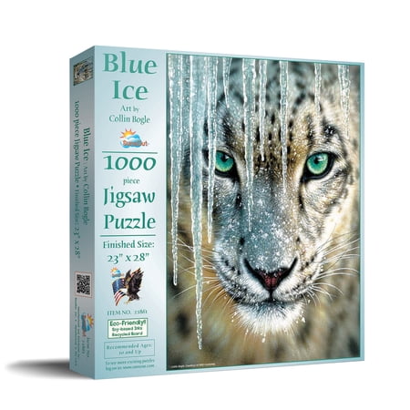 SUNSOUT INC - Blue Ice - 1000 pc Jigsaw Puzzle by Artist: Collin Bogle - Finished Size 23" x 28" - MPN# 21861