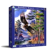 SUNSOUT INC - Boundary Waters - 500 pc Jigsaw Puzzle by Artist James Meger - Finished Size 19" x 19" - MPN# 28403