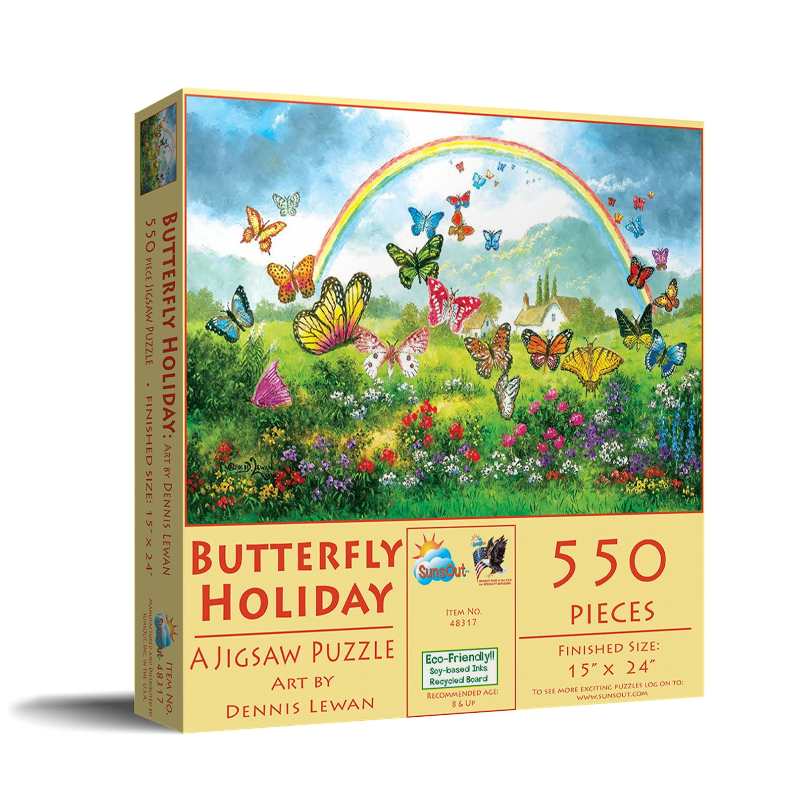 SUNSOUT Make Yourself At Home 550-Piece Jigsaw Puzzle - 15x24 Inches, Eco-Friendly, Made In USA - View #6