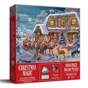 SUNSOUT INC - Christmas Magic - 1000 pc Jigsaw Puzzle by Artist Grateful Licensing - Finished Size 20" x 27" - MPN# 61823