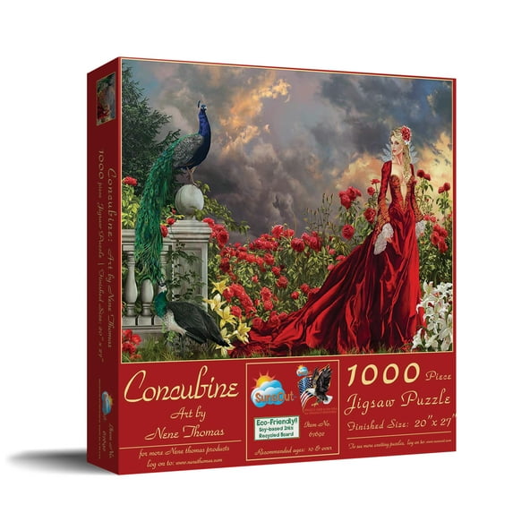 SUNSOUT INC - Concubine - 1000 pc Jigsaw Puzzle by Artist: Nene Thomas - Finished Size 20" x 27" - MPN# 67692
