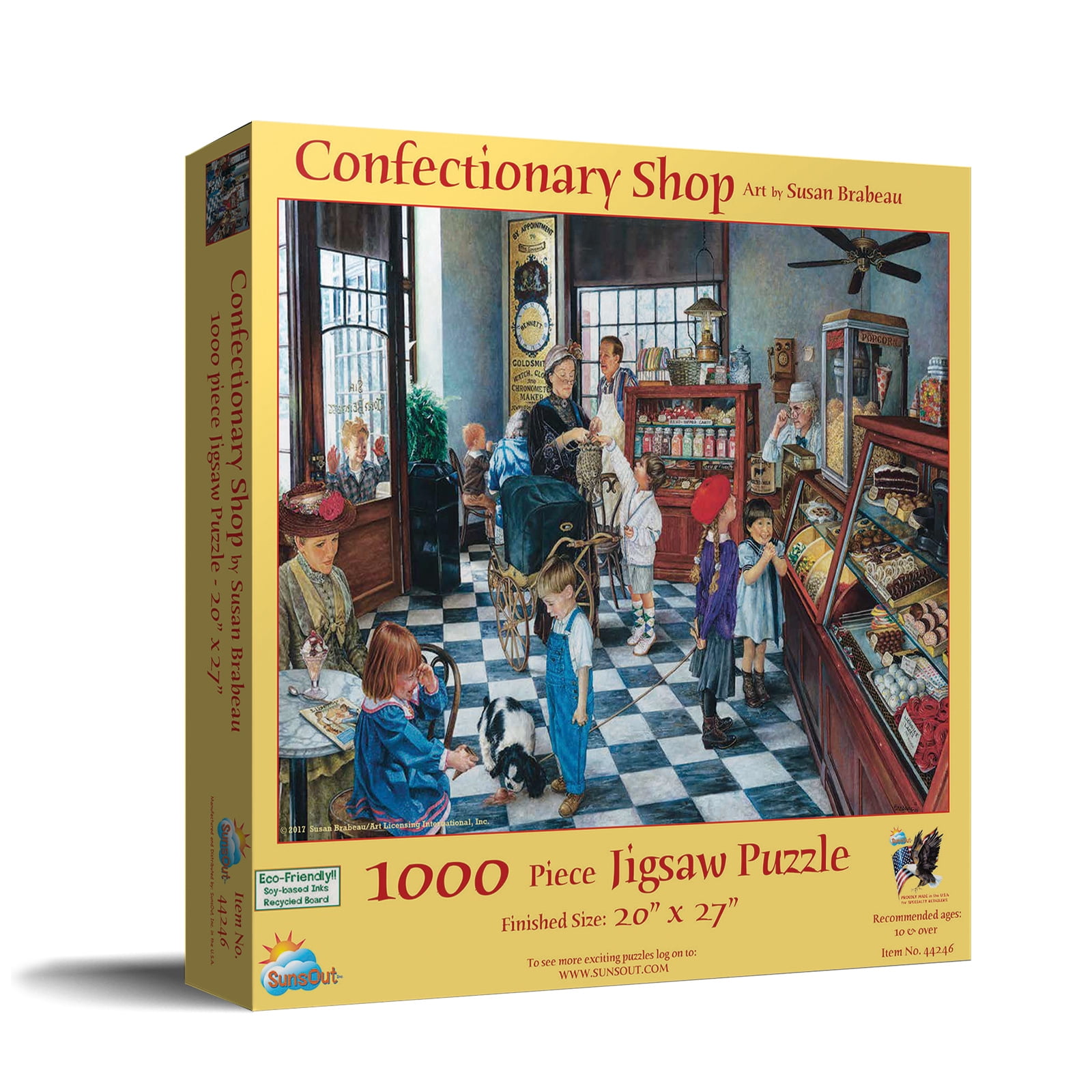 SUNSOUT INC - Confectionary Shop - 1000 pc Jigsaw Puzzle by Artist ...