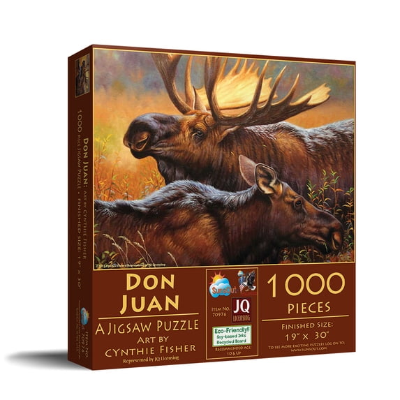 SUNSOUT INC - Don Juan - 1000 pc Jigsaw Puzzle by Artist: Cynthie Fisher - Finished Size 19" x 30" - MPN# 70976