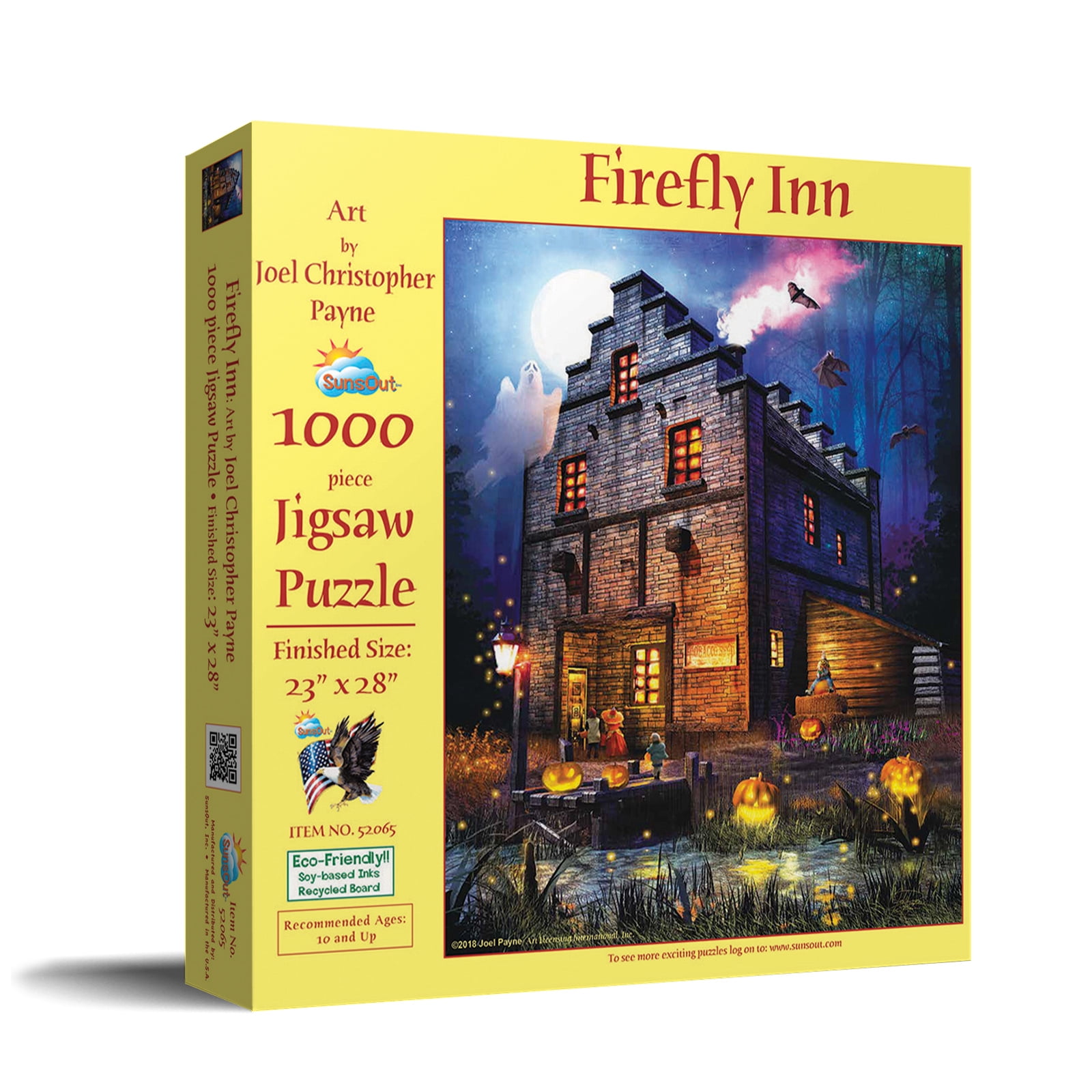 SUNSOUT INC - Firefly Inn - 1000 pc Jigsaw Puzzle by Artist: Joel Christopher Payne - Finished Size 23" x 28" Halloween - MPN# 52065