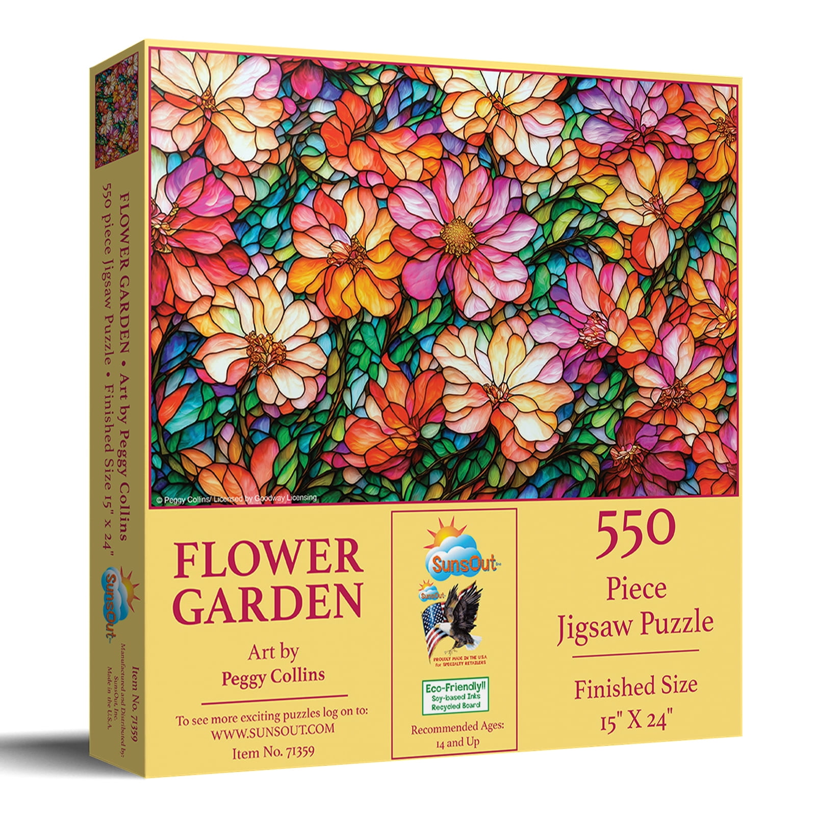SUNSOUT Make Yourself At Home 550-Piece Jigsaw Puzzle - 15x24 Inches, Eco-Friendly, Made In USA - View #3