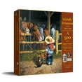 thumbnail image 1 of SUNSOUT INC - Friendly Persuasion - 500 pc Jigsaw Puzzle by Artist: Don Crook - Finished Size 18" x 24" - MPN# 36034, 1 of 5