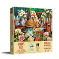 thumbnail image 1 of SUNSOUT INC - Garden Cats - 1000 pc Jigsaw Puzzle by Artist: Tom Wood - Finished Size 20" x 27" - MPN# 28578, 1 of 5