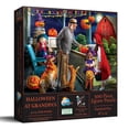 thumbnail image 1 of SUNSOUT INC - Halloween at Grandpa's - 500 pc Jigsaw Puzzle by Artist: Tom Wood - Finished Size 18" x 24" Halloween - MPN# 28917, 1 of 5