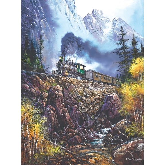 SUNSOUT INC - Hazardous Travel - 500 pc Jigsaw Puzzle by Artist: Ted Blaylock - Finished Size 18" x 24" - MPN# 36110