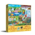 thumbnail image 1 of SUNSOUT INC - House on the Water - 500 pc Jigsaw Puzzle by Artist: Vessela G - Finished Size 18" x 24" - MPN# 50509, 1 of 5